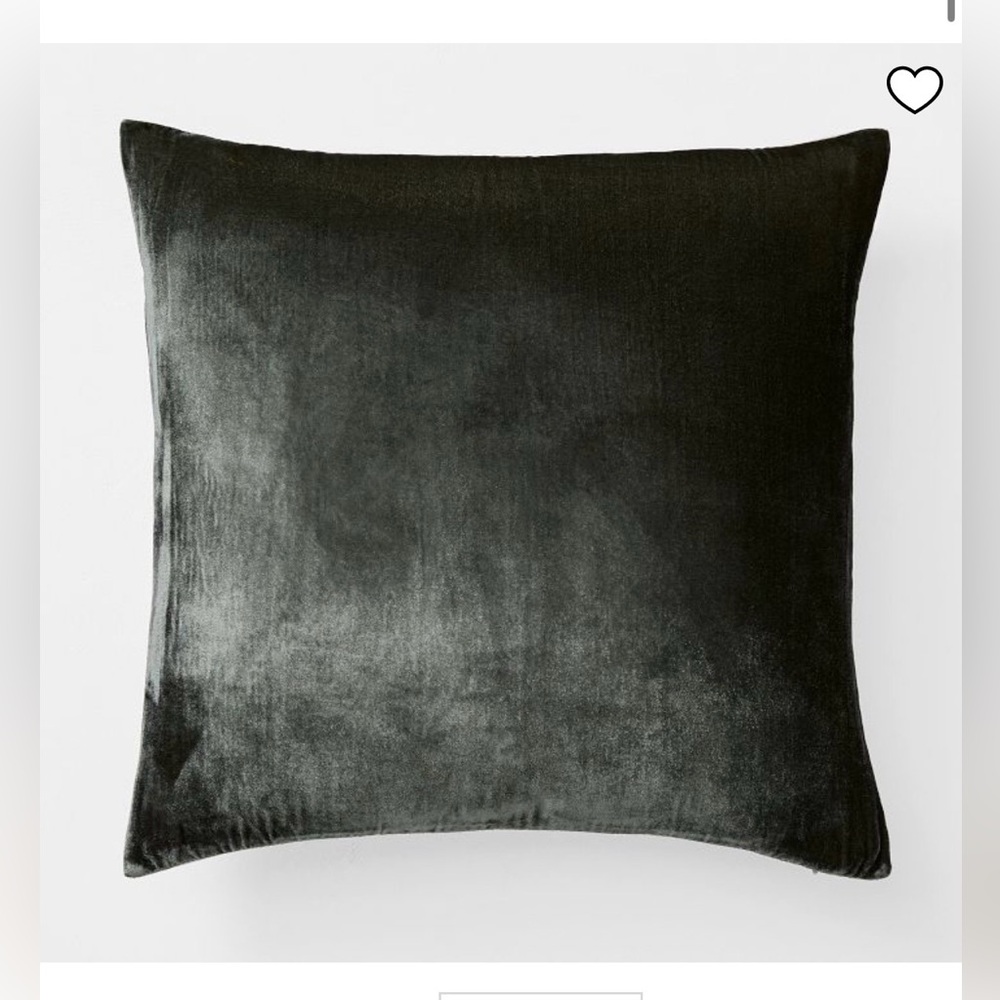 West Elm Lush Velvet Pillow Cover 20x20